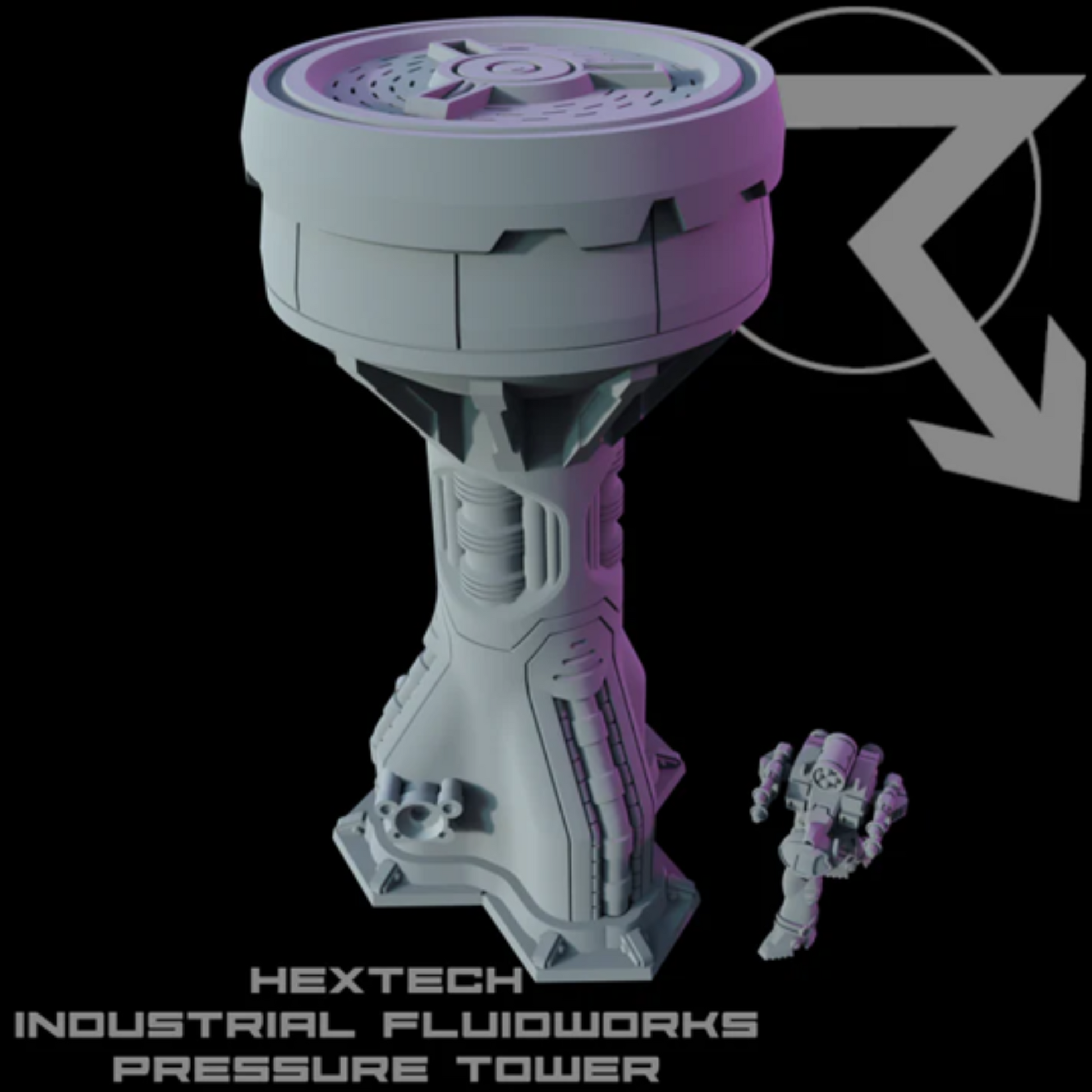 Hextech Industrial Fluidworks Pressure Tower
