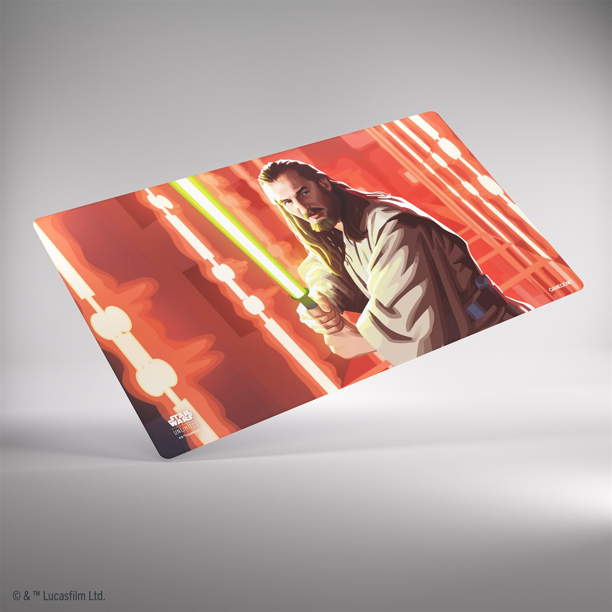 Playmat: Star Wars: Unlimited - Legends of the Force: Game Mat: Qui-Gon Jinn - A Muse N Games