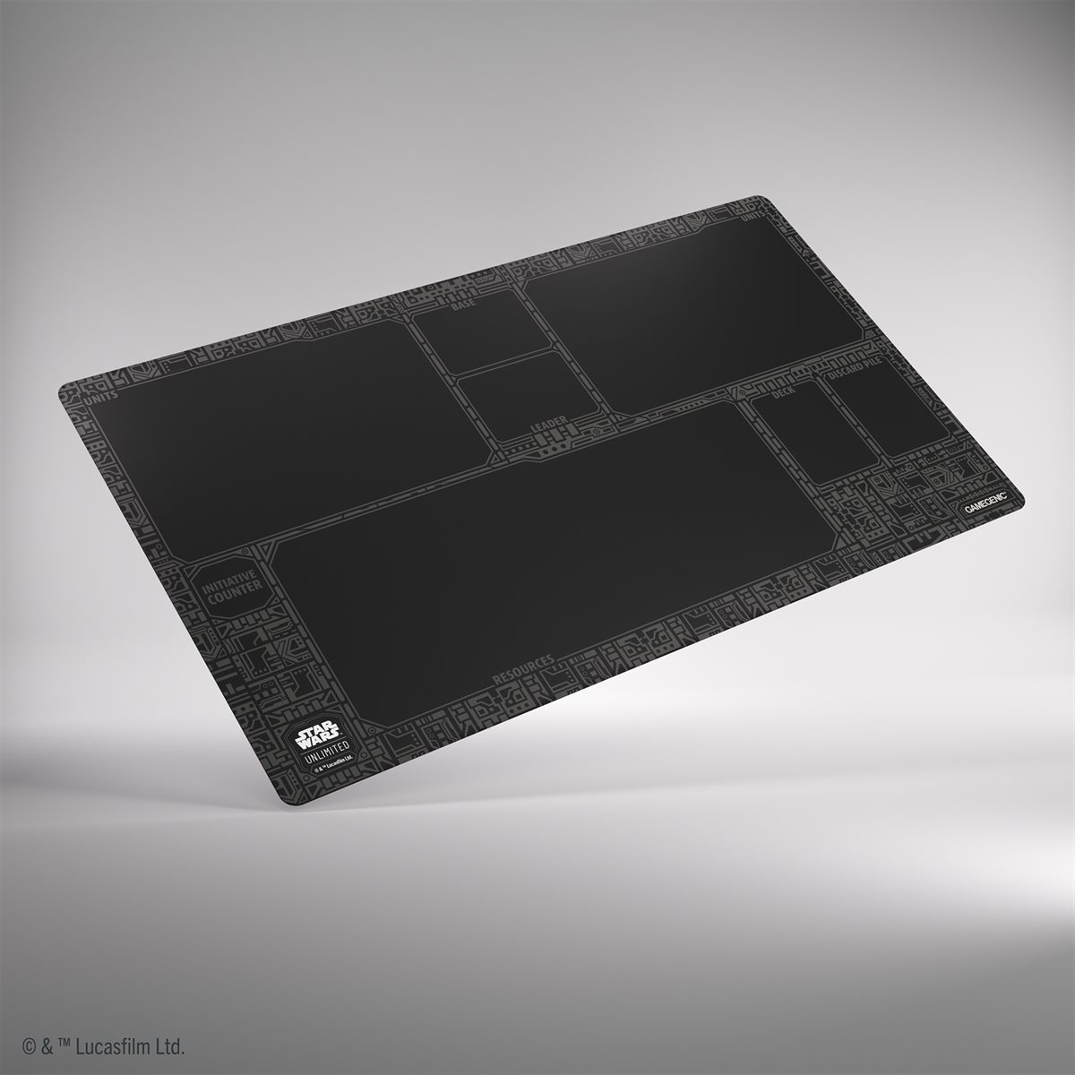Star Wars: Unlimited - Legends: Game Mat: Unlimited Pattern - With Battle Zones - A Muse N Games
