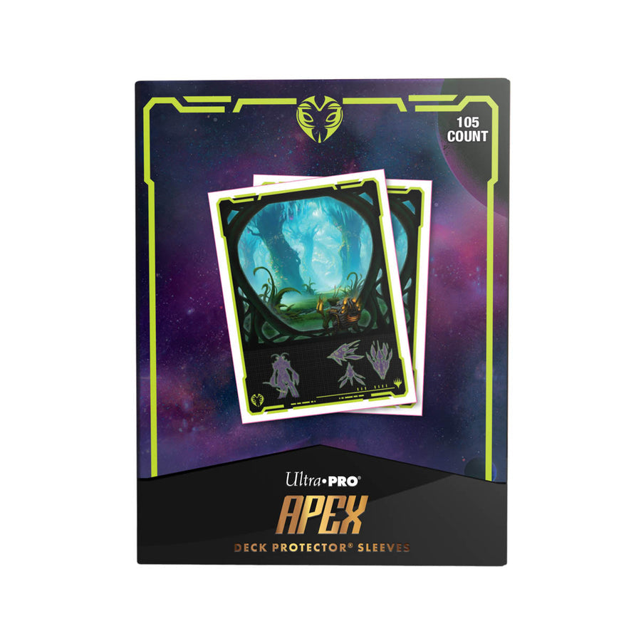 Edge of Eternities Evendo, Waking Haven 105ct APEX Deck Protector Sleeves for Magic: The Gathering - A Muse N Games