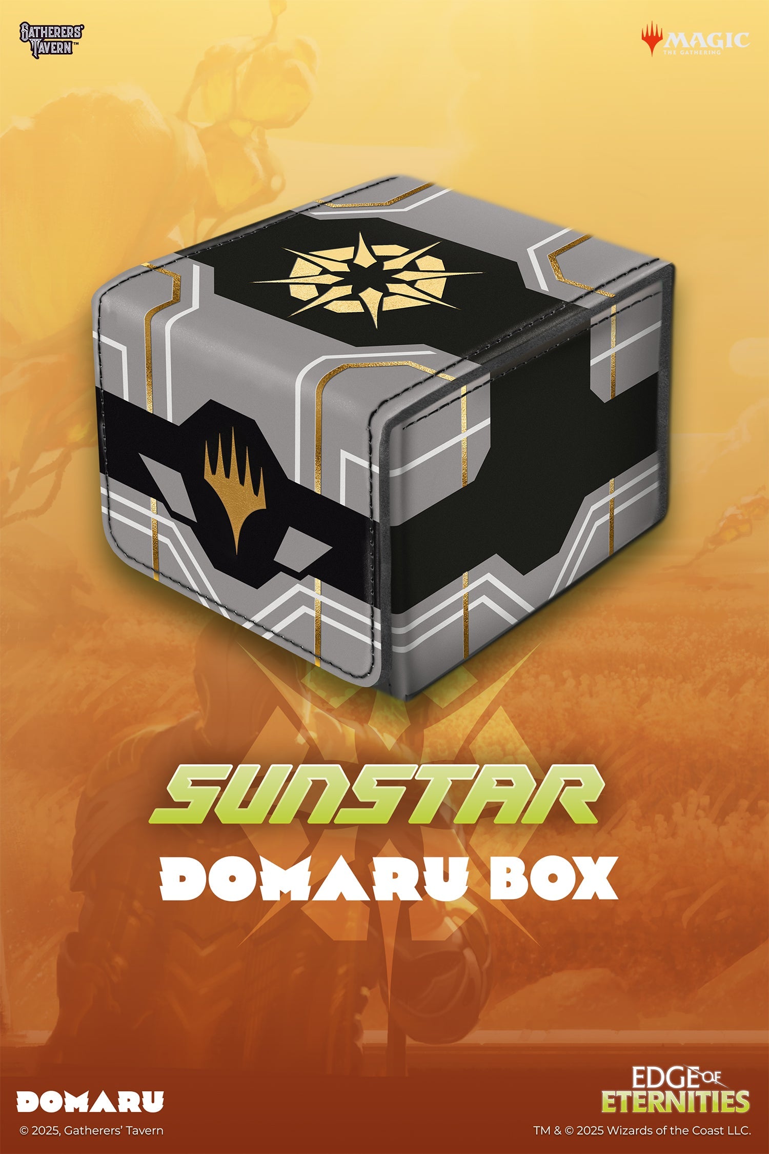 Gatherer’s Tavern Edge of Eternities Domaru Deck Box - Sunstar - A Muse N Games