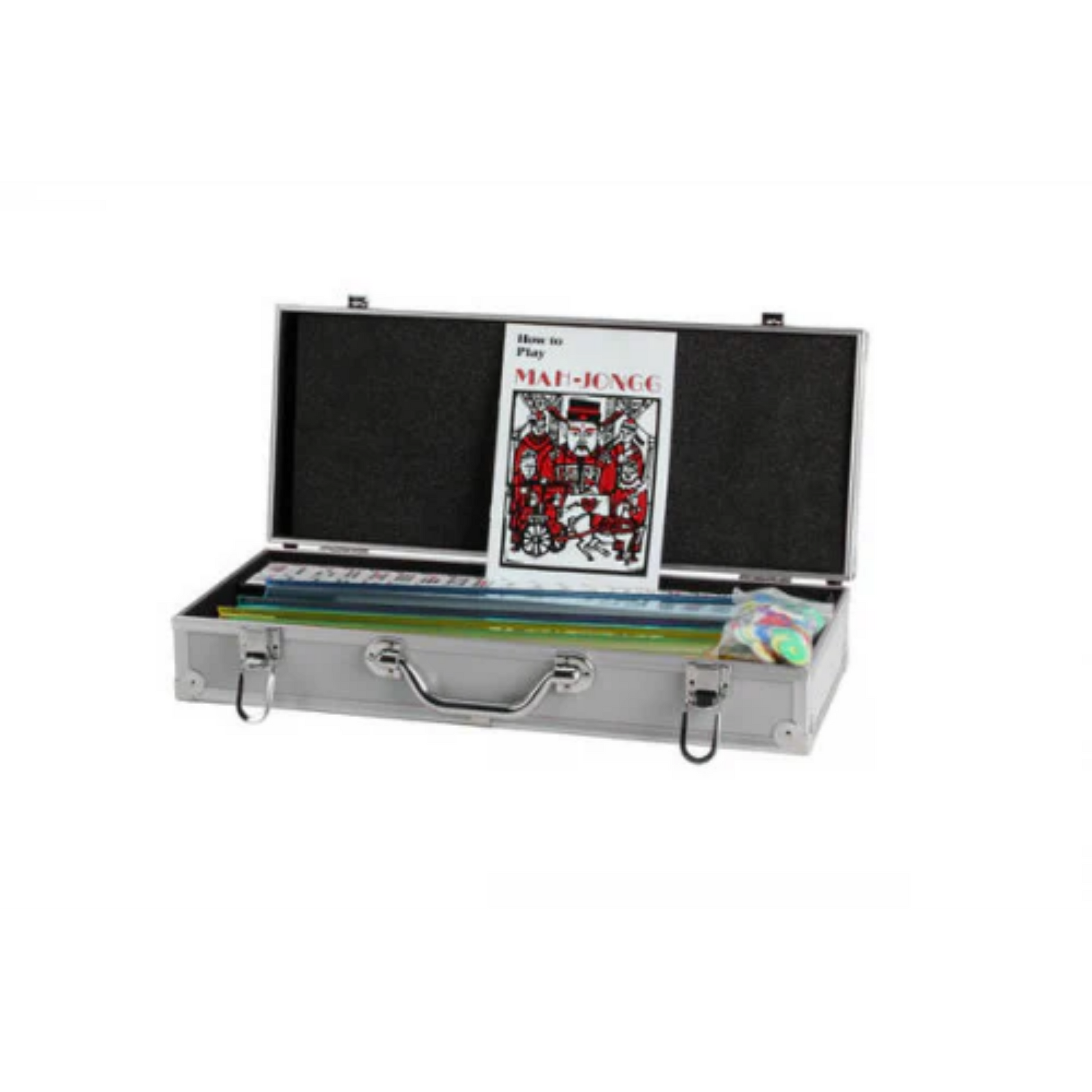Mah Jong Silver/Aluminum Set