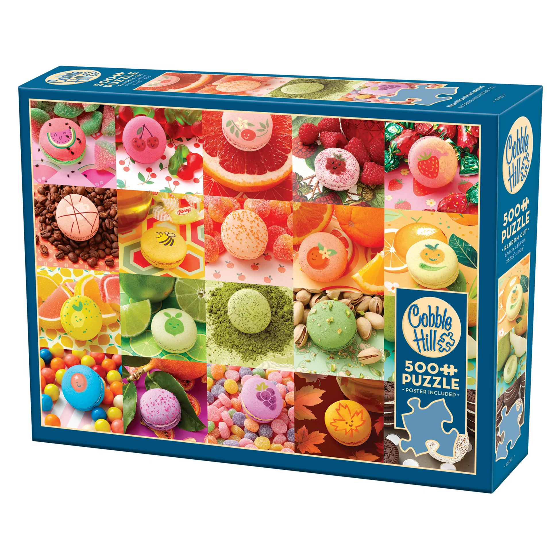 Nom Nom Macarons 500 Piece Cobble Hill Puzzle