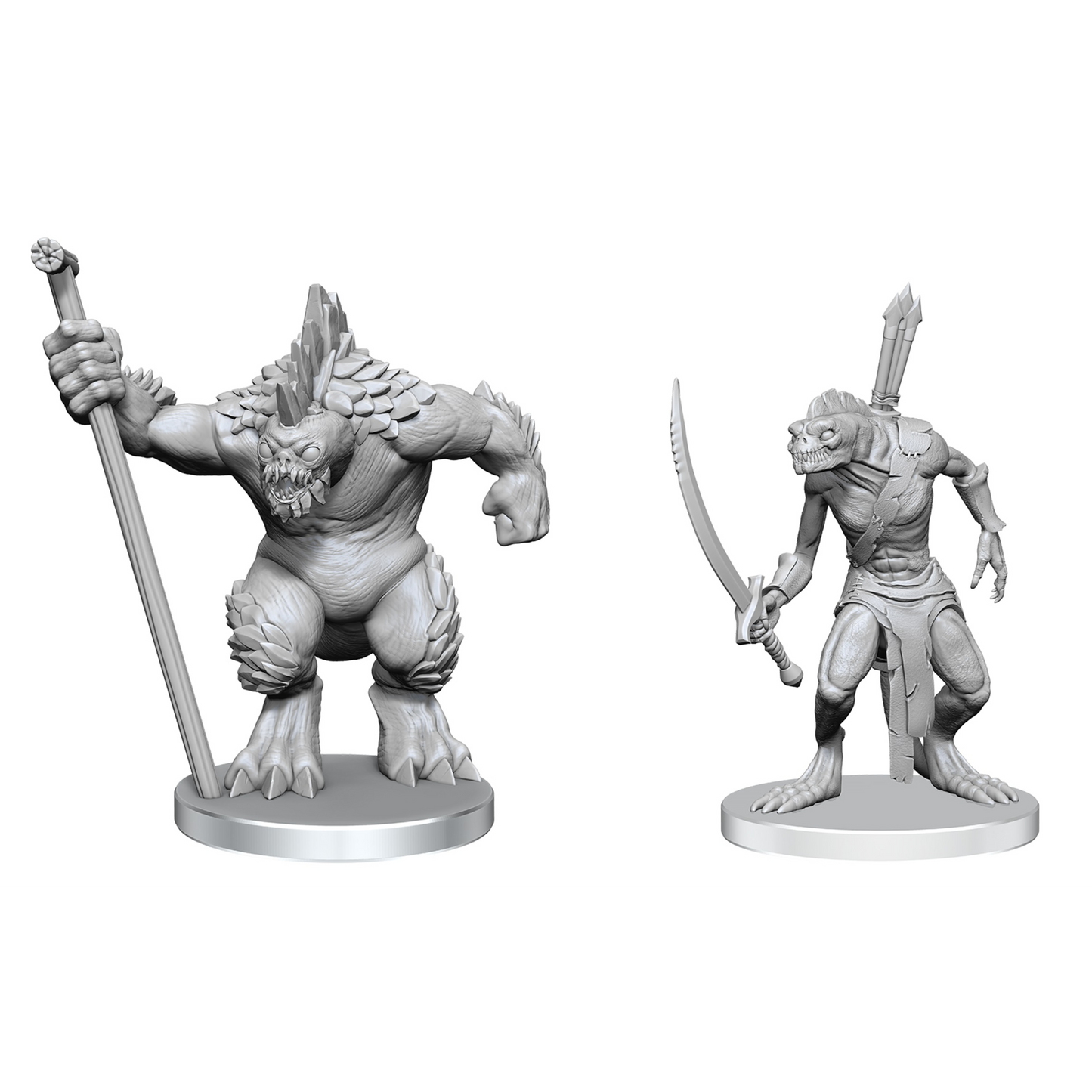 Pathfinder Battles Deep Cuts: Xulgath Skirmisher & Stoneliege