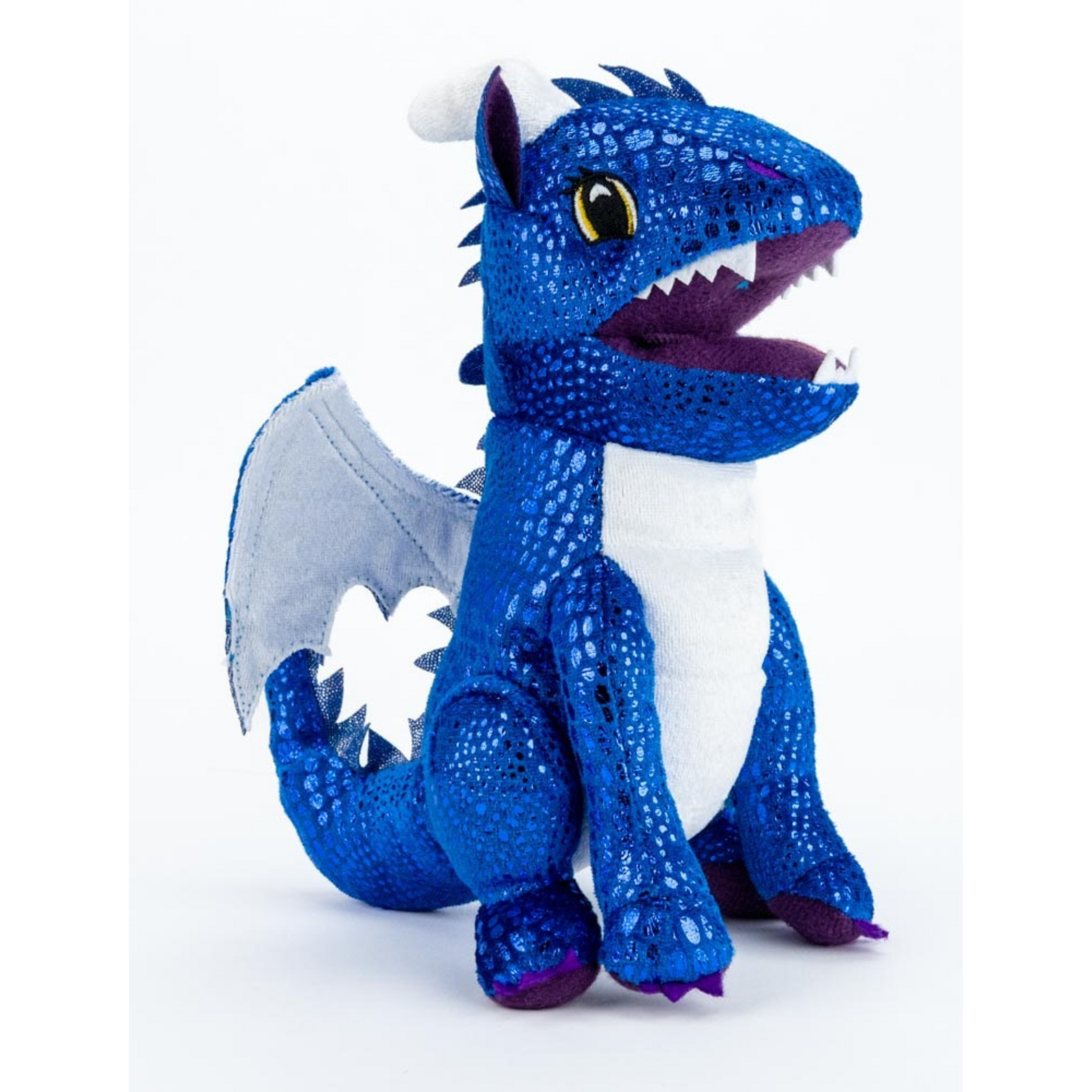 Plush Dice Bag Blue Dragon