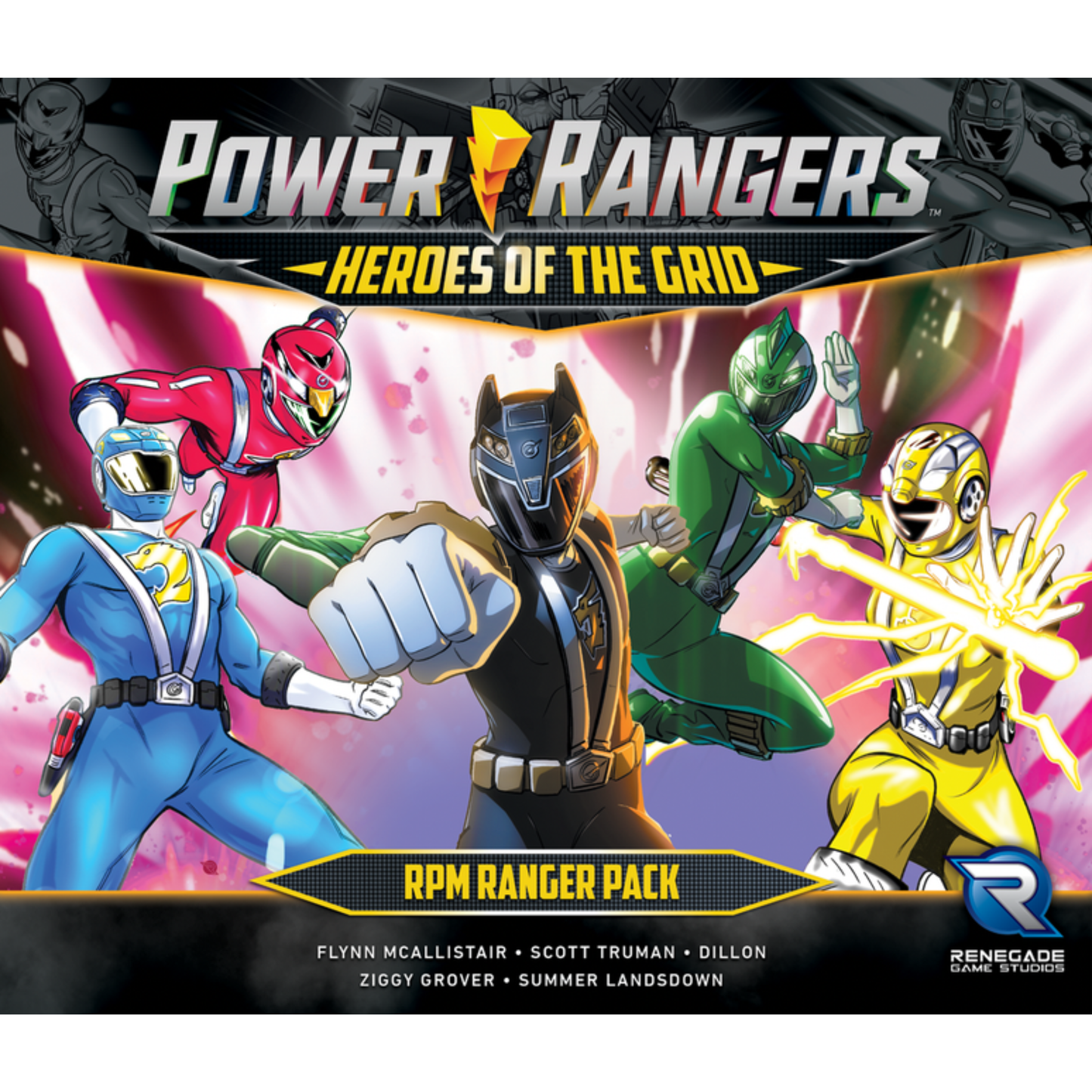 Power Rangers Heroes of the Grid RPM Ranger Pack