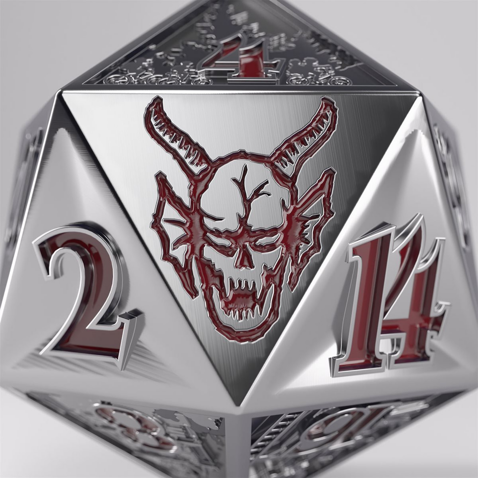 Premium Hellfire Club Metal D20 20 face