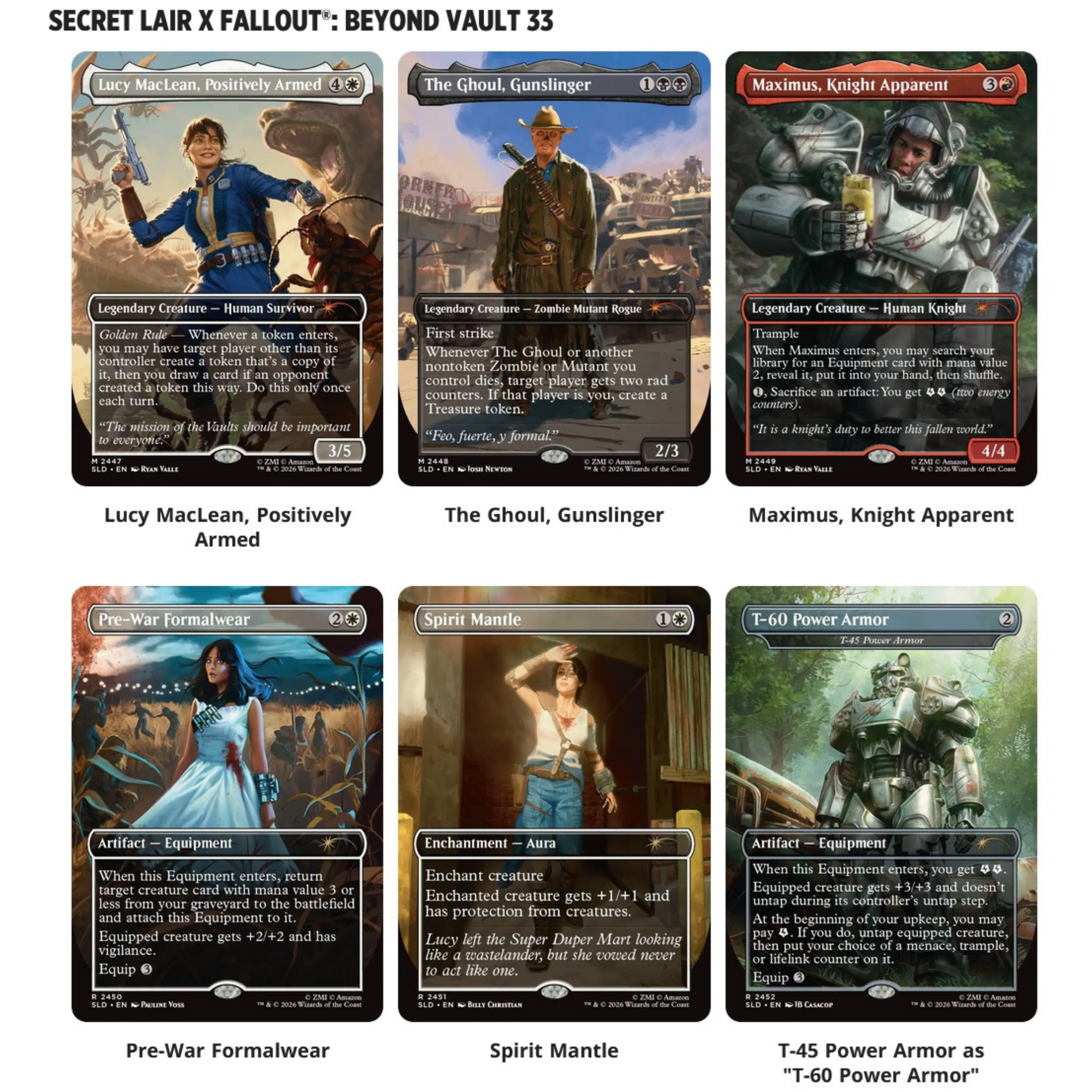 Secret Lair Fallout Beyond Vault 33