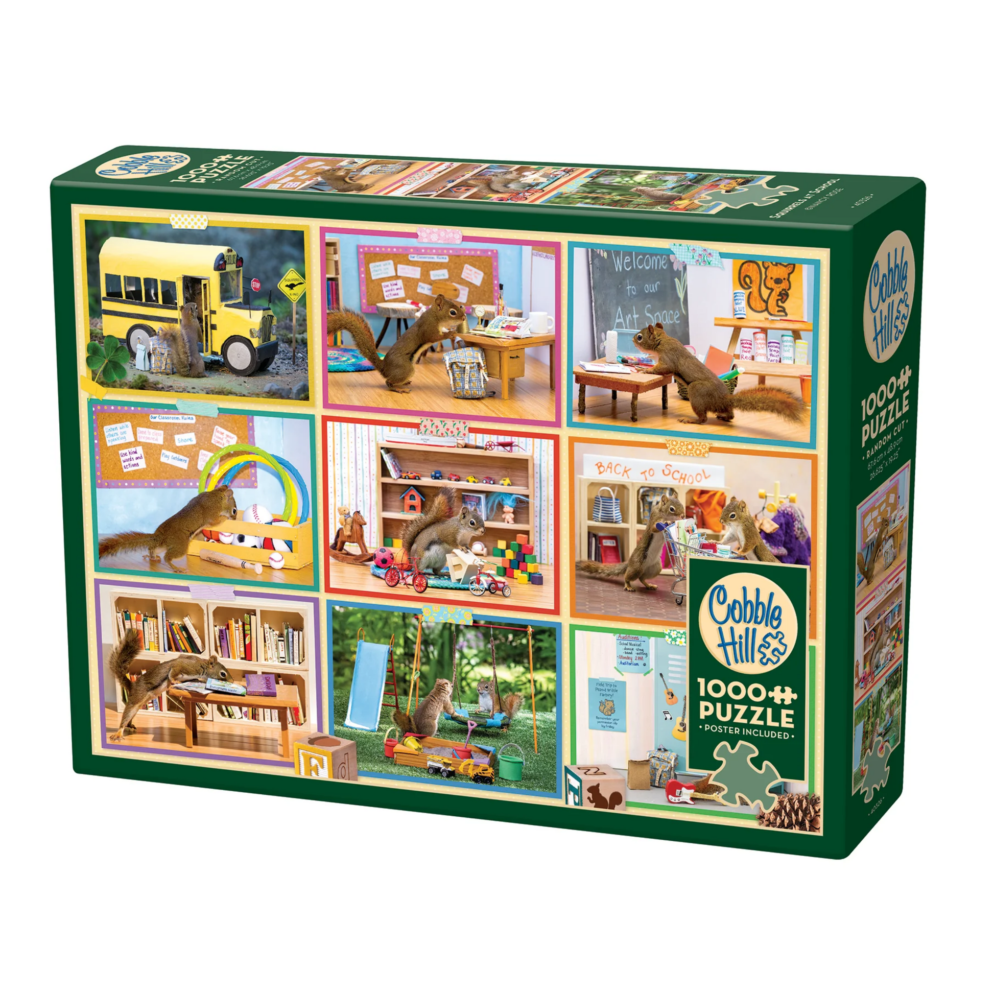 Squirrels at School 1000 piece Cobble Hill Puzzle