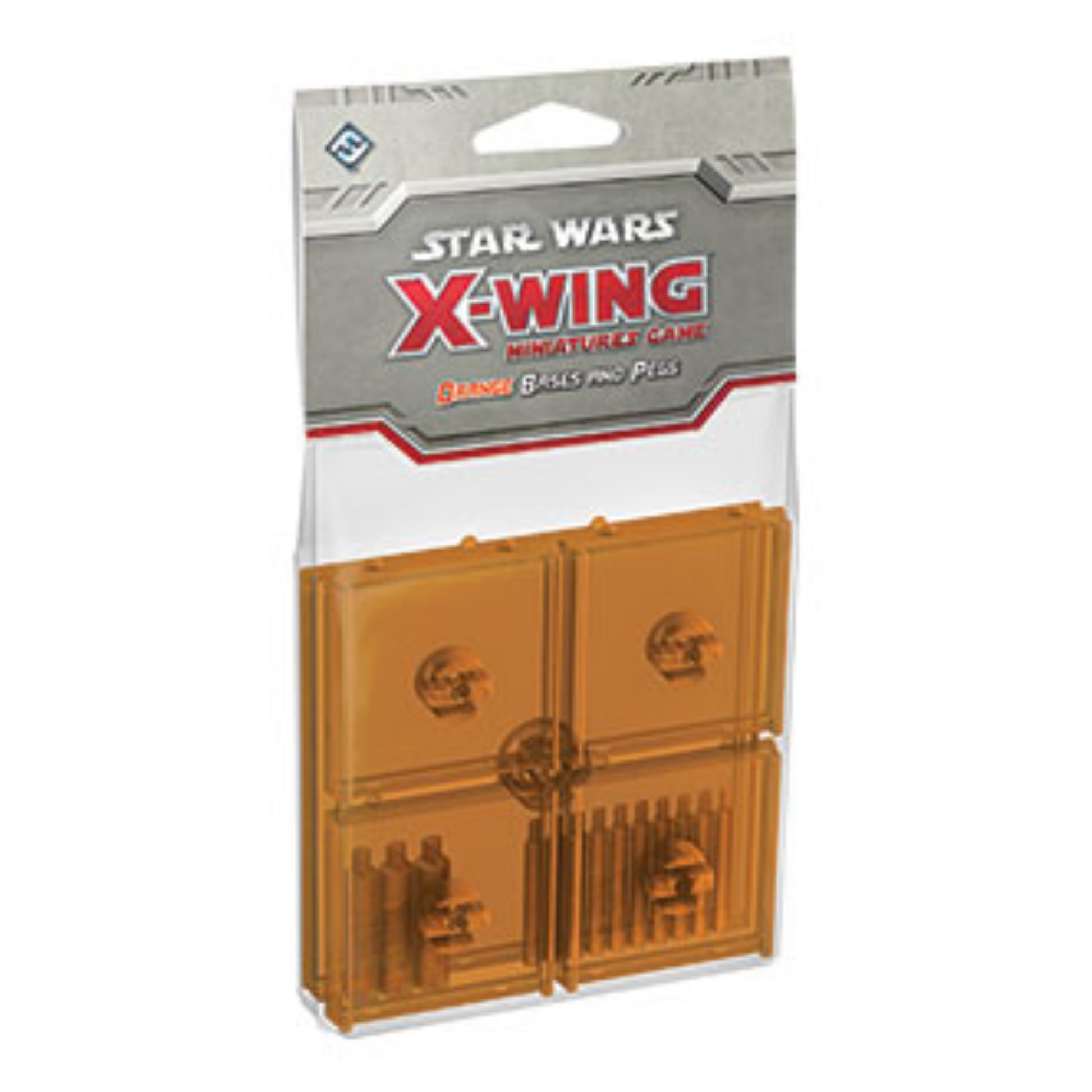 Star Wars X-Wing Orange Bases and Pegs