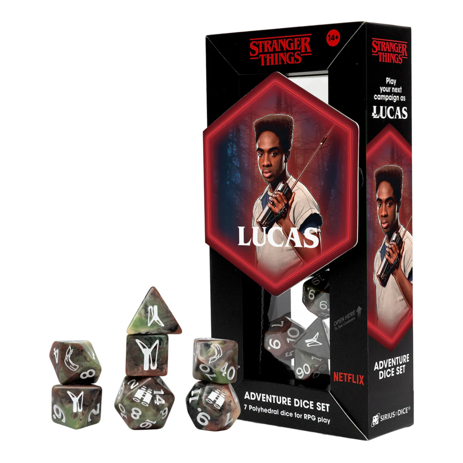 Stranger Things Adventure Dice Lucas
