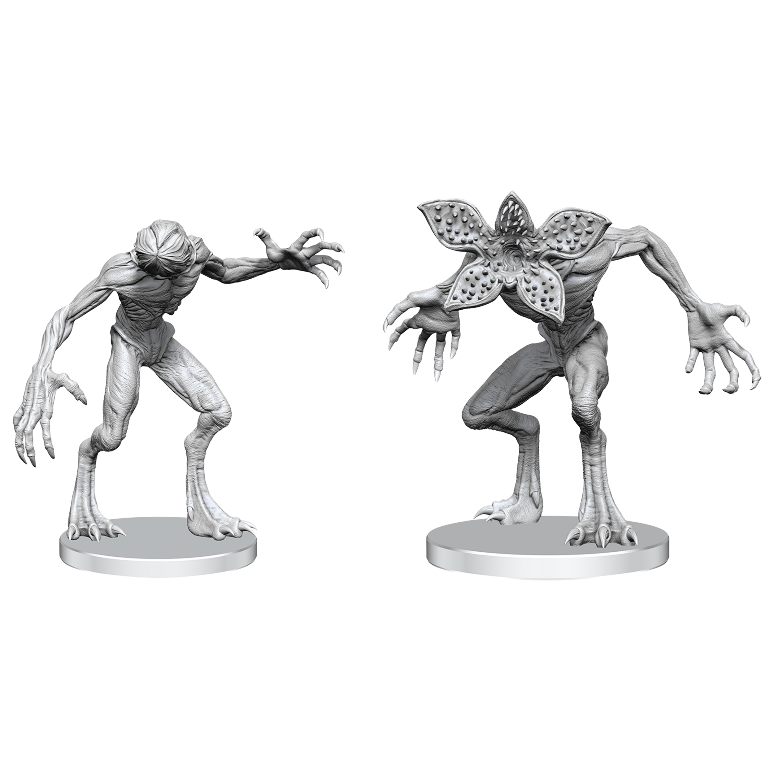 Stranger Things Unpainted Minis: Demogorgons