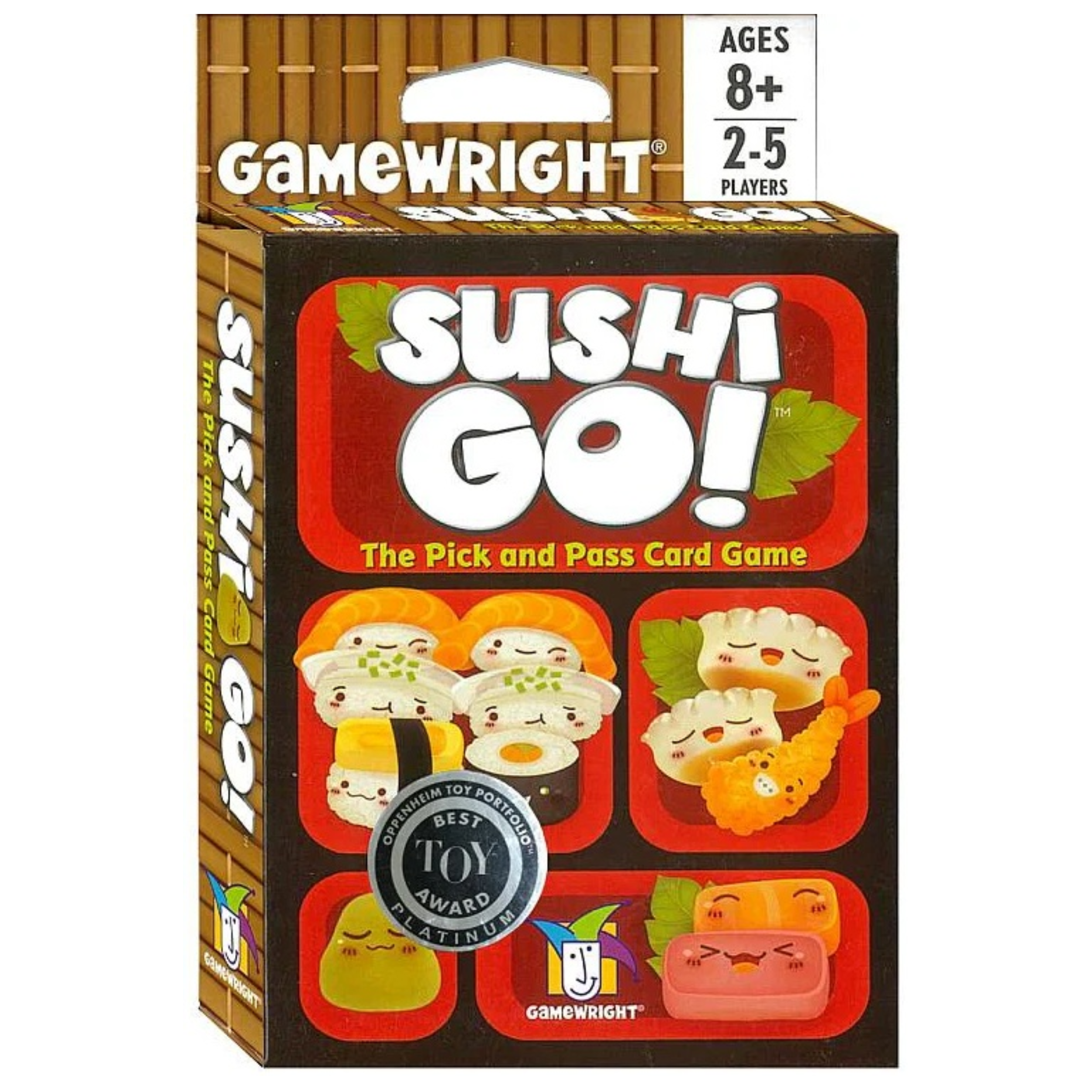 Sushi Go Hanging Tuck Box Packaging