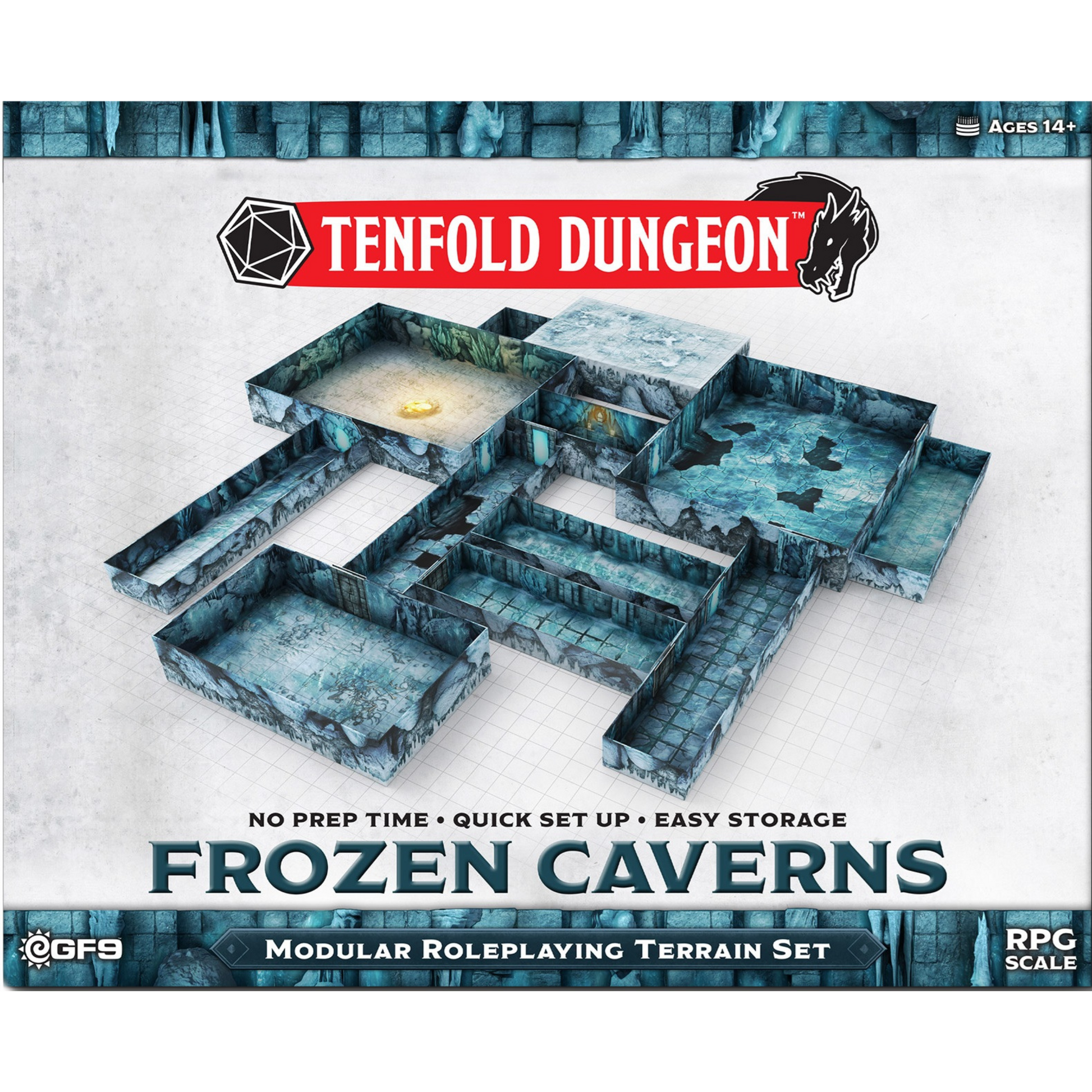 Tenfold Dungeon Terrain Set - Frozen Caverns
