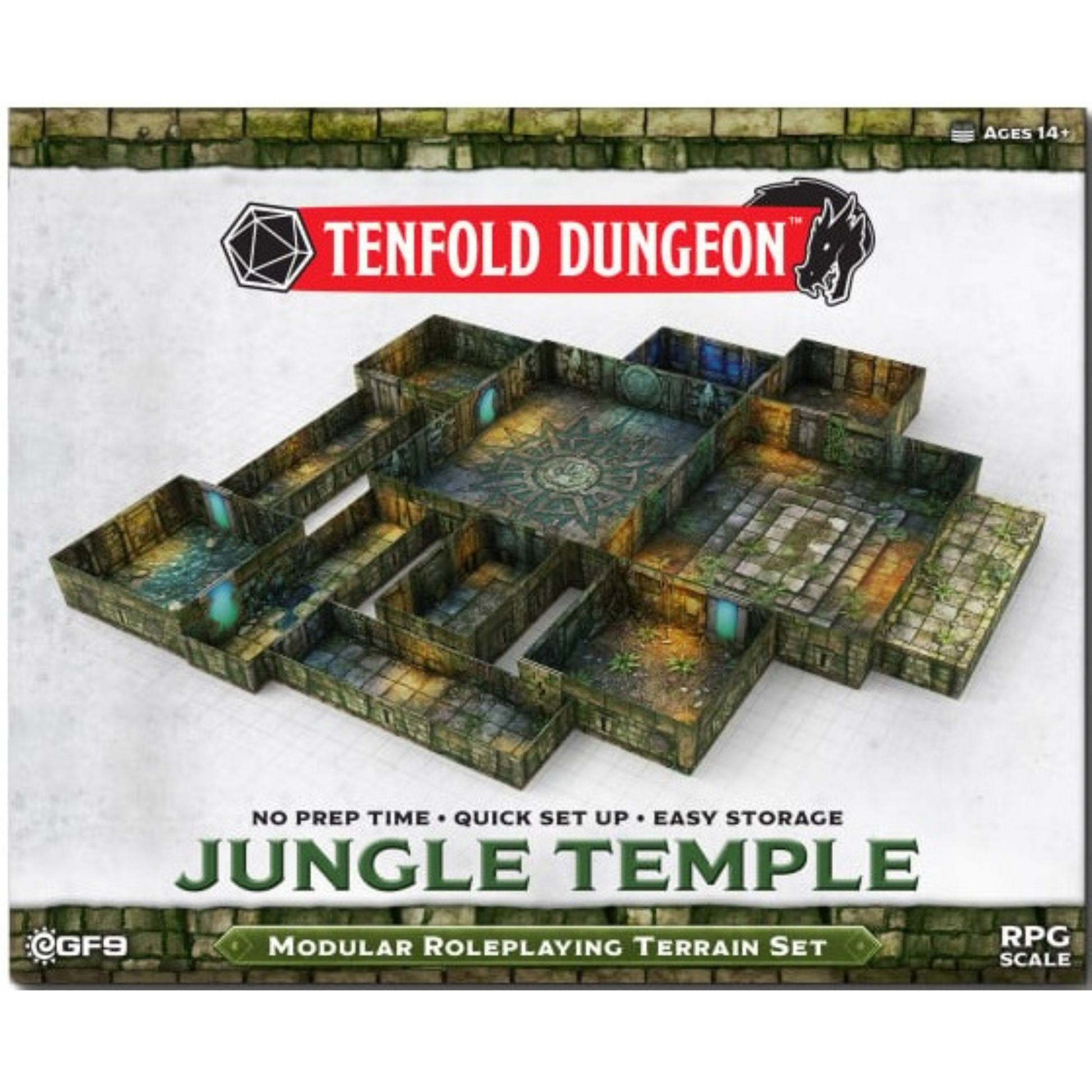 Tenfold Dungeon Terrain Set - Jungle Temple
