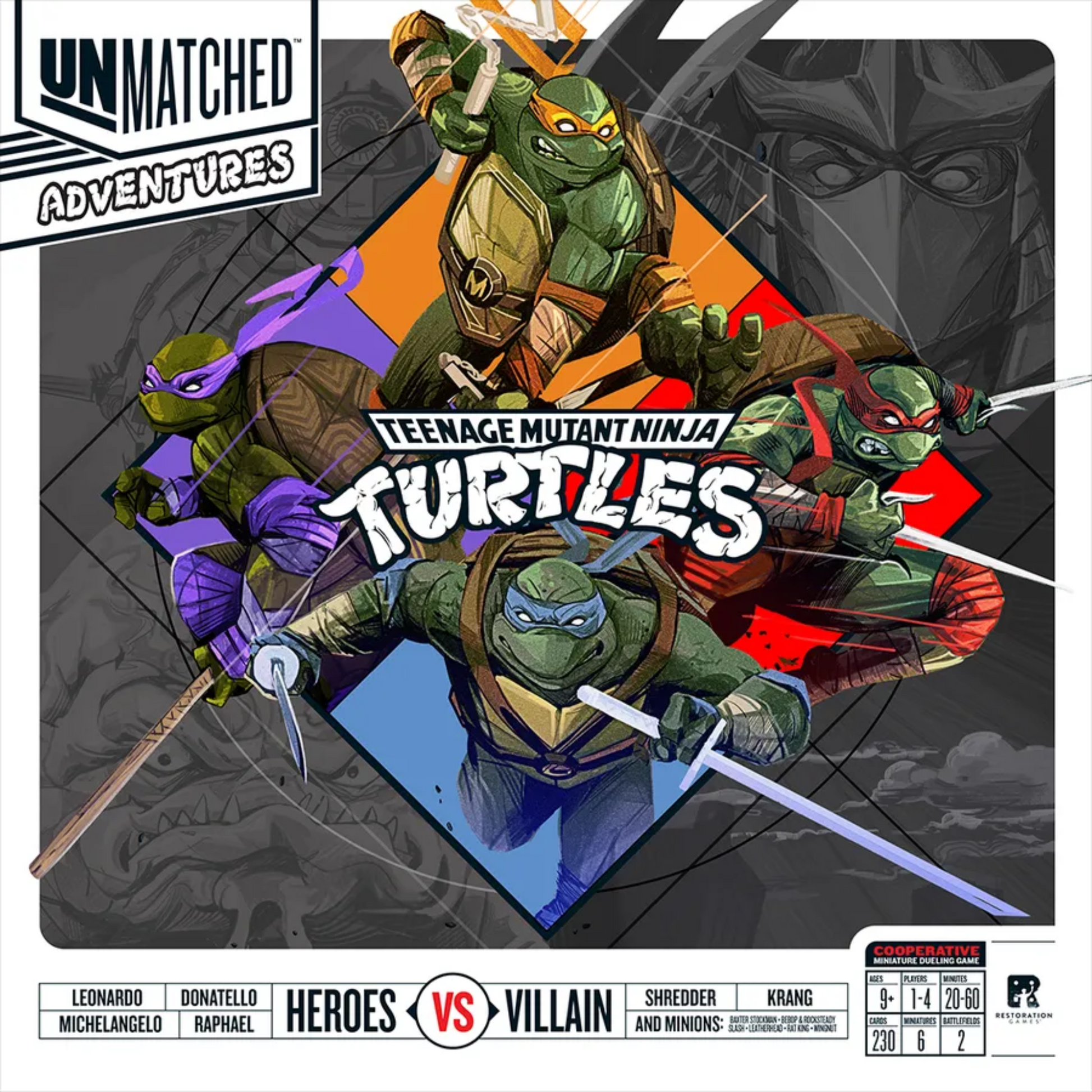 Unmatched Adventures Teenage Mutant Ninja Turtles