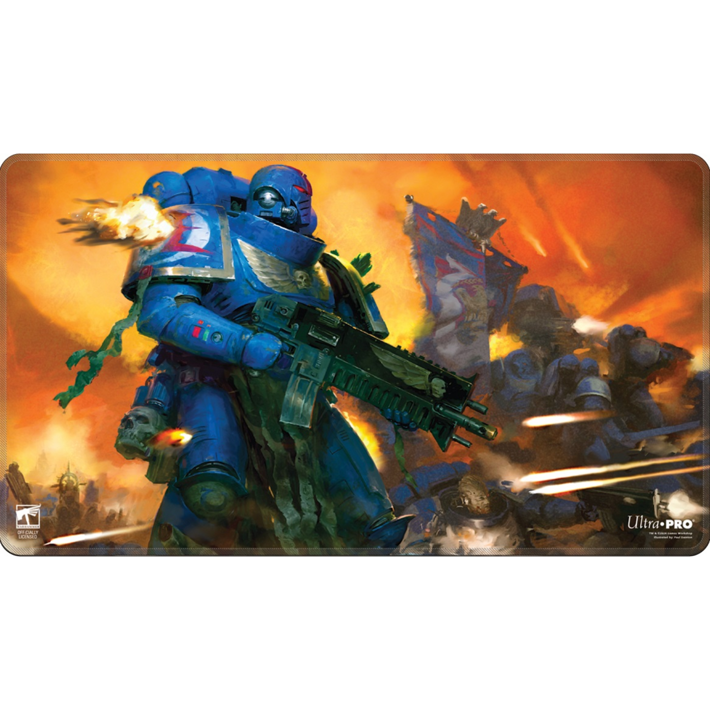 Warhammer 40k Space Marines Adeptus Astartes Stitched Playmat