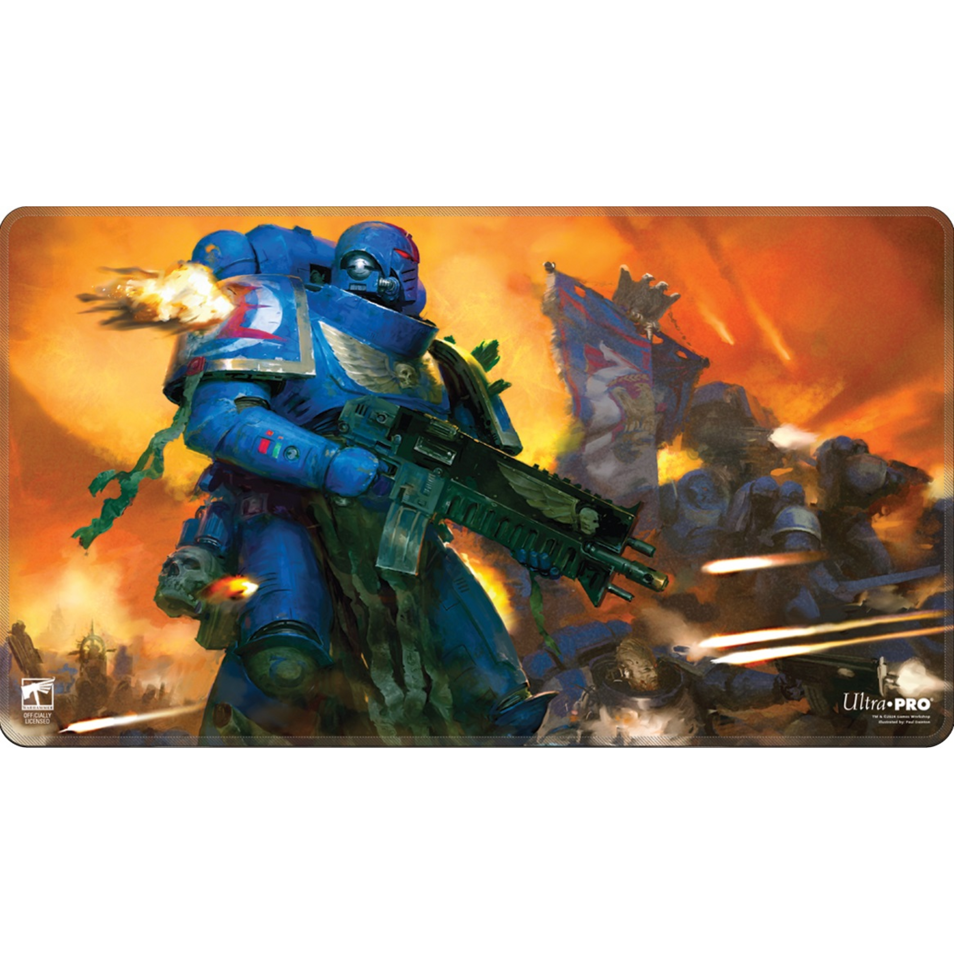 Warhammer 40k Space Marines Adeptus Astartes Stitched Playmat