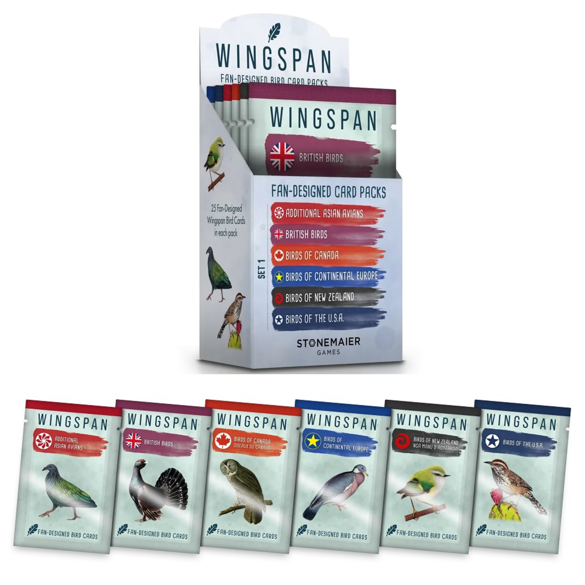 Wingspan Fan Set 1 Promo Packs