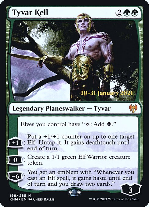 Tyvar Kell (198s) [Kaldheim Promos]