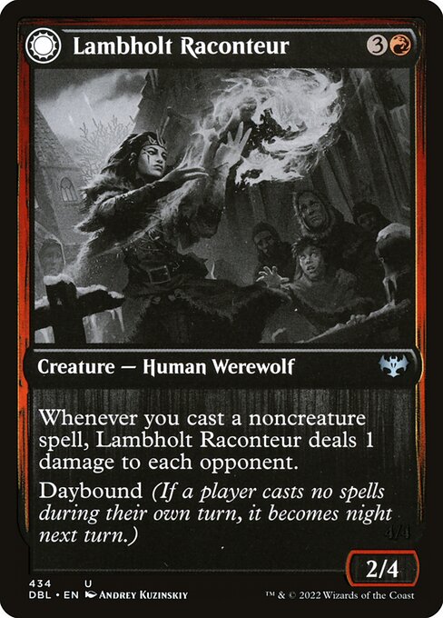 Lambholt Raconteur // Lambholt Ravager (434) [Innistrad: Double Feature]