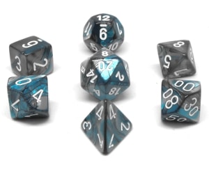 CHX26456 STEEL TEAL/WHITE POLY GEMINI image 0