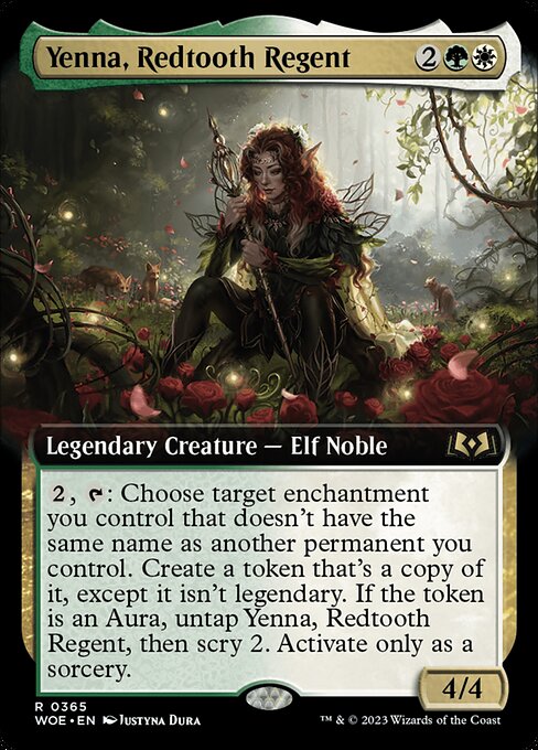 Yenna, Redtooth Regent (365) [Wilds of Eldraine] [Extended Art]