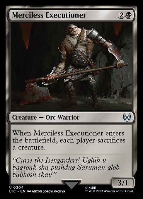 Merciless Executioner (204) [Tales of Middle-earth Commander]