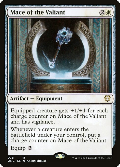 Mace of the Valiant (78) [Phyrexia: All Will Be One Commander]