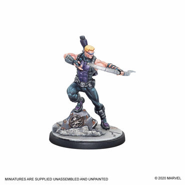 Marvel Crisis Protocol Hawkeye and Black Widow image 1