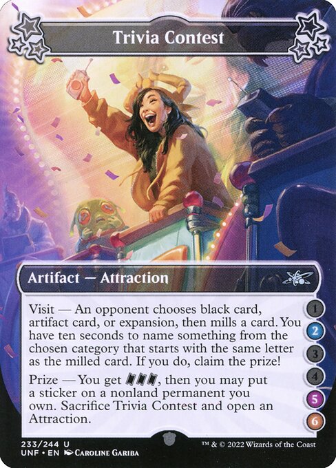Trivia Contest (233c) [Unfinity]