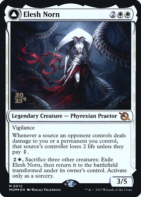 Elesh Norn // The Argent Etchings (12s) [March of the Machine Promos]
