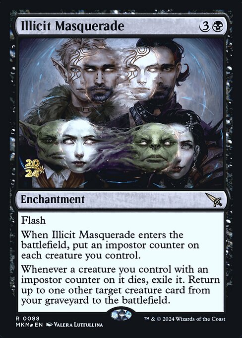 Illicit Masquerade (88s) [Murders at Karlov Manor Promos]