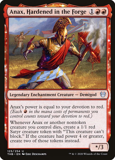 Anax, Hardened in the Forge (125) [Theros Beyond Death]
