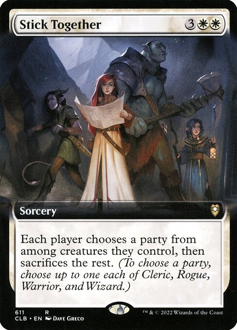 Stick Together (611) [Commander Legends: Battle for Baldur's Gate] [Extended Art]