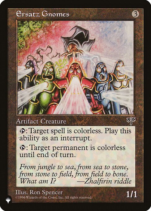 Ersatz Gnomes (MIR-301) [The List]