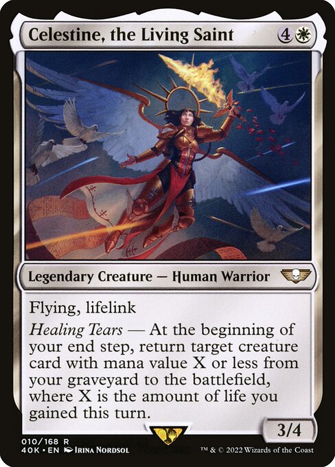 Celestine, the Living Saint (10) [Warhammer 40,000 Commander]