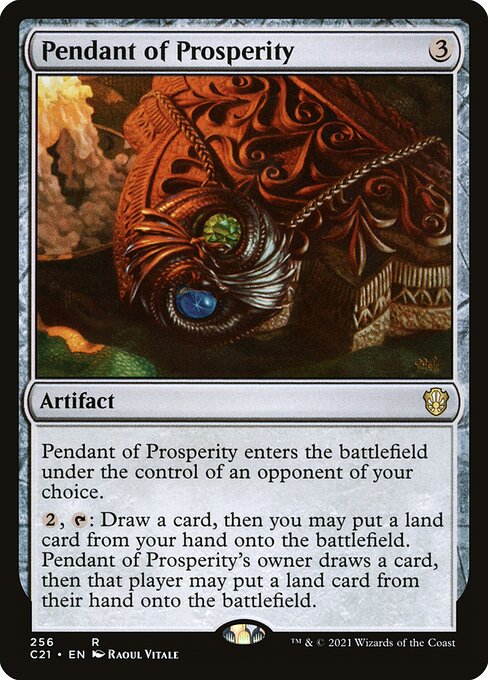 Pendant of Prosperity (256) [Commander 2021]