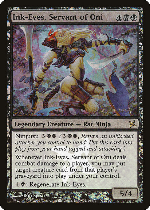 Ink-Eyes, Servant of Oni (71★) [Betrayers of Kamigawa Promos]