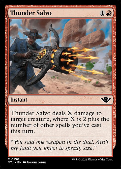 Thunder Salvo (150) [Outlaws of Thunder Junction]