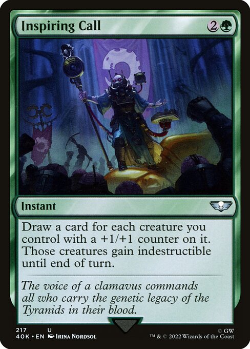 Inspiring Call (217) [Warhammer 40,000 Commander]
