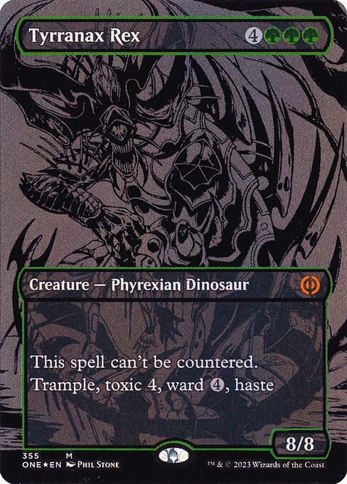 Tyrranax Rex (355) [Phyrexia: All Will Be One] [Borderless]