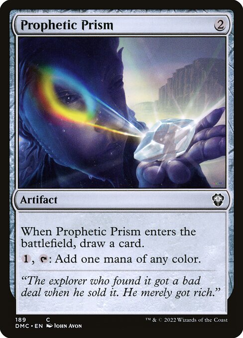 Prophetic Prism (189) [Dominaria United Commander]