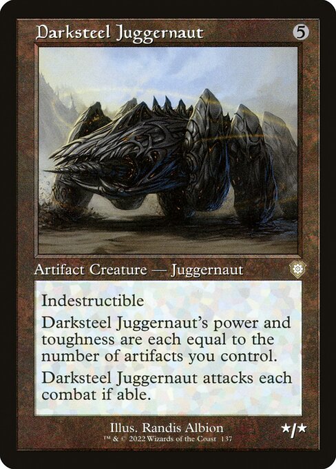 Darksteel Juggernaut (137) [The Brothers' War Commander]