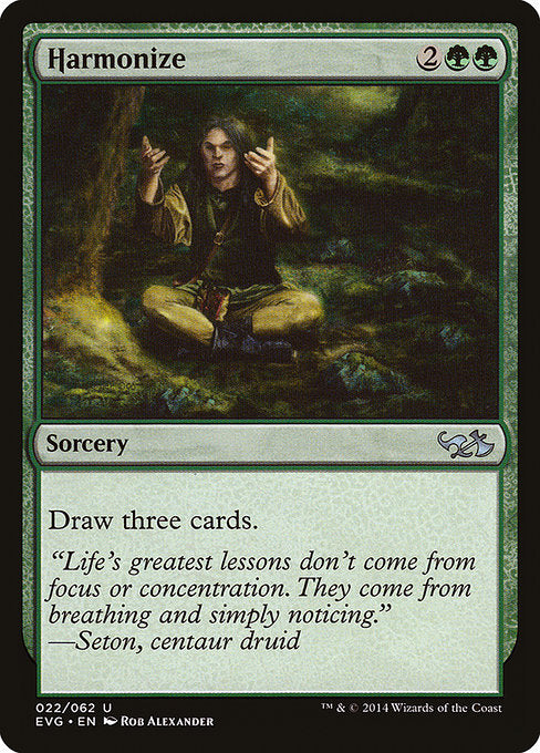 Harmonize (22) [Duel Decks Anthology: Elves vs. Goblins]