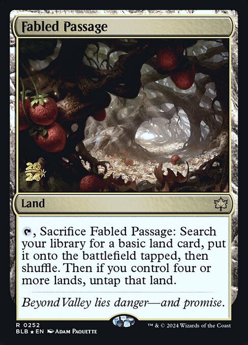 Fabled Passage (252s) [Bloomburrow Promos]