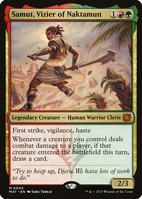 Samut, Vizier of Naktamun (45) [March of the Machine: The Aftermath]