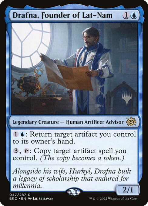 Drafna, Founder of Lat-Nam (47p) [The Brothers' War Promos]