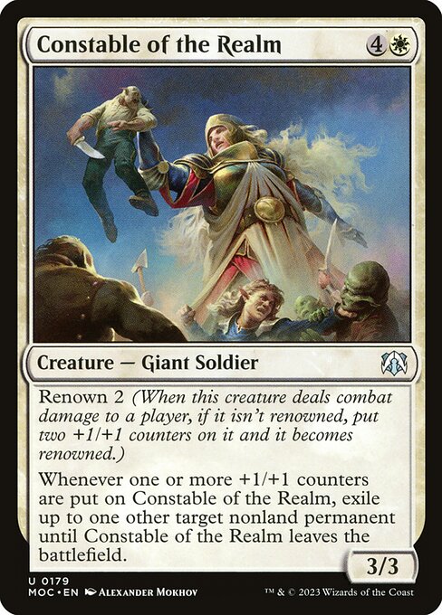 Constable of the Realm (179) [March of the Machine Commander]