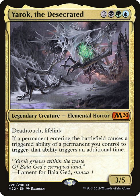 Yarok, the Desecrated (220) [Core Set 2020]